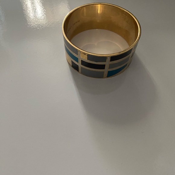 Kate spade Geometric Gold and Black Cuff Bracelet - Picture 4 of 4